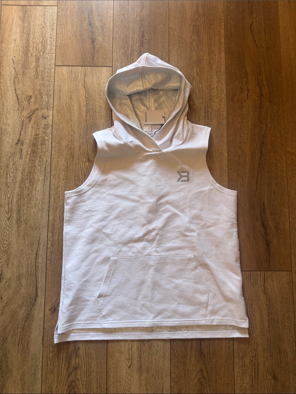 BETTER BODIES Sleeveless Hoodie Tank - white - Picture 5 of 9